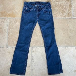 Hudson boot cut low rise denim jeans